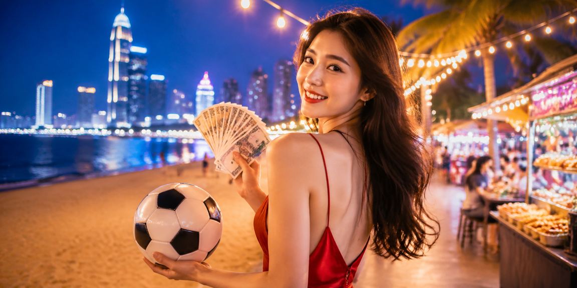 Không khí cá cược bóng đá sôi động tại chợ đêm Đà Nẵng trên điện thoại di động
