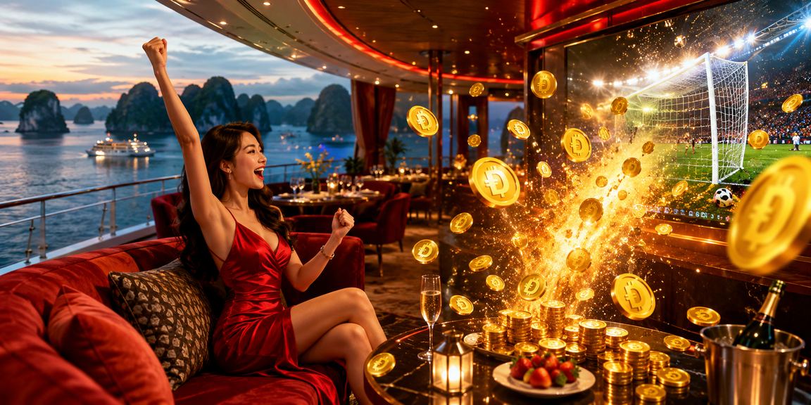 Du khách tại vịnh Hạ Long thư giãn với casino trực tuyến 6200 trên di động